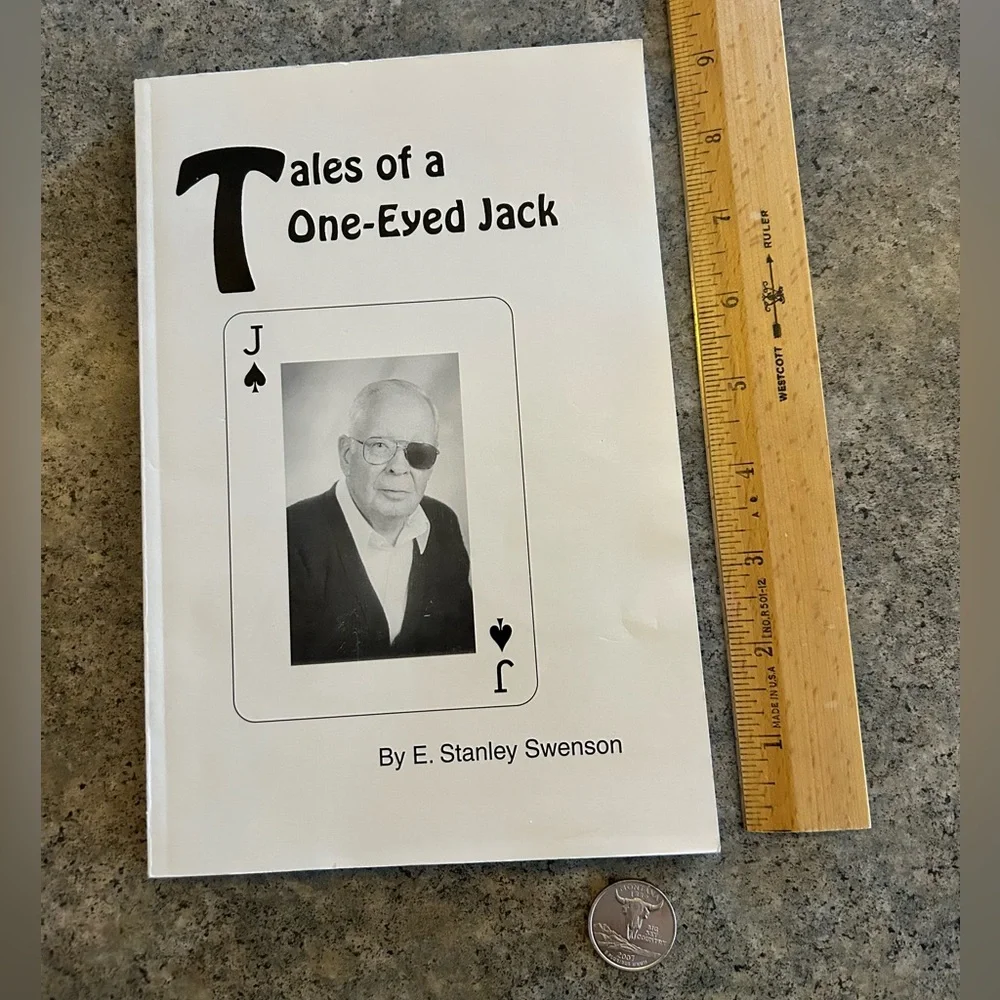 📕 Autographed, Out of Print Tales of a One-Eyed Jack [E. Stanley Swenson] Decor